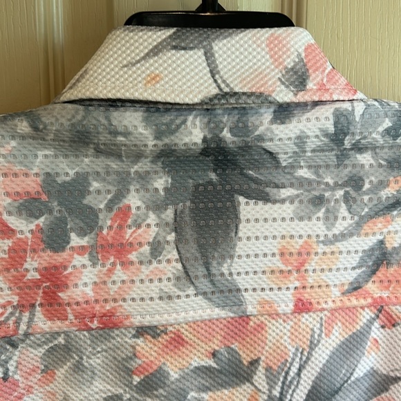 Alfred Dunner Womans Pink and Grey flowered Blazer Size 16 - Picture 4 of 7